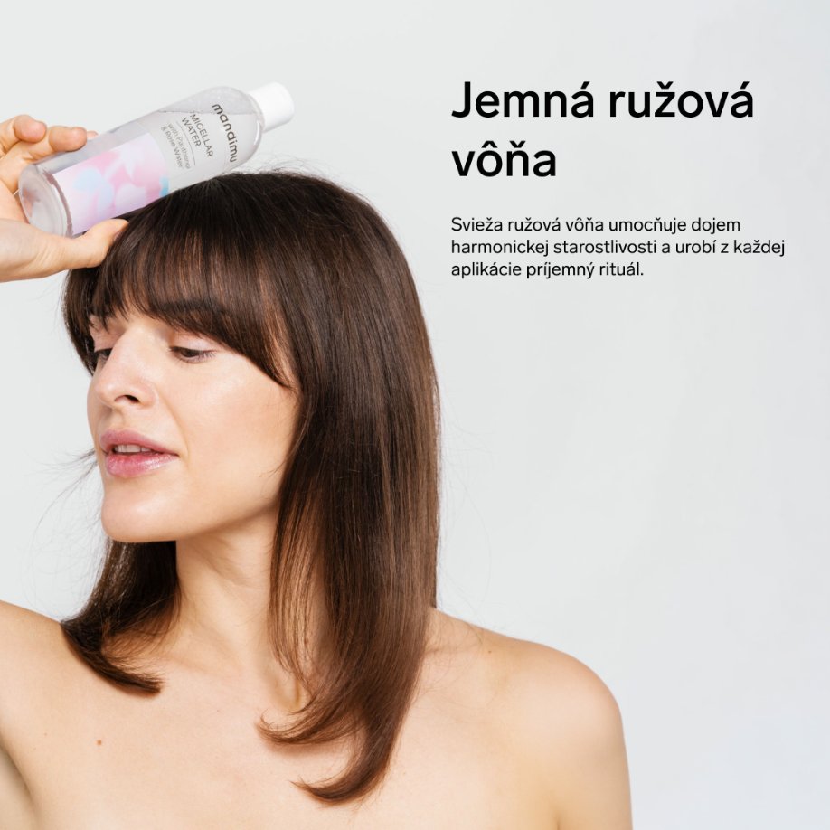 Micelárna voda s pantenolom a ružovou vodou 250 ml