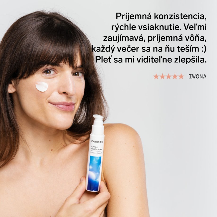 Nočný krém Advanced Peptide na podporu kolagénu 50 ml