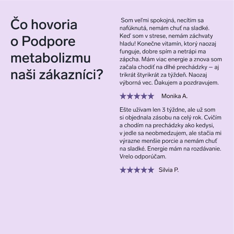 Podpora metabolizmu