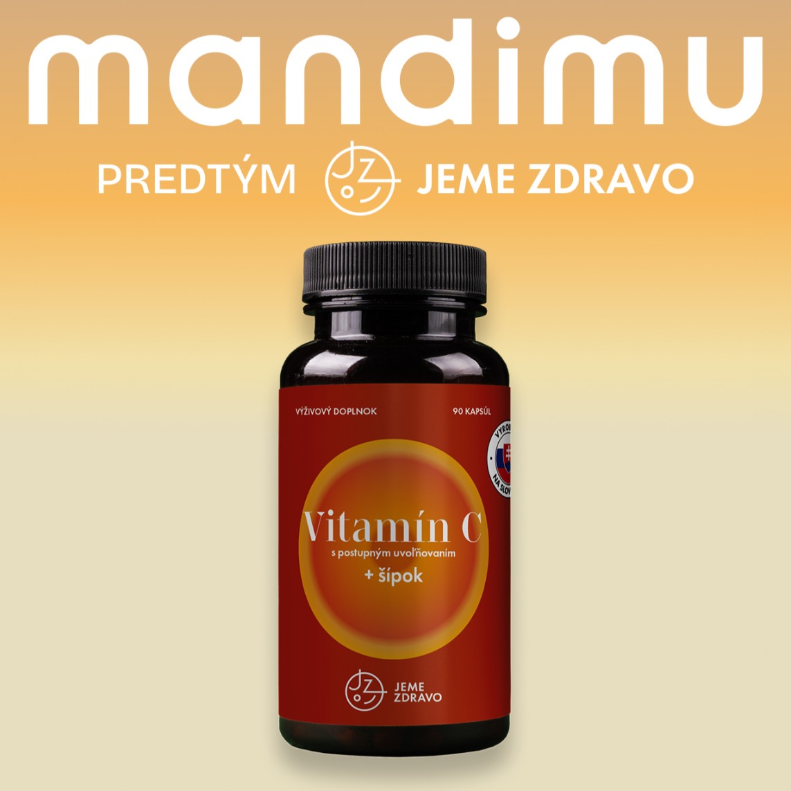 Vitamín C s postupným uvoľňovaním a výťažok zo šípok