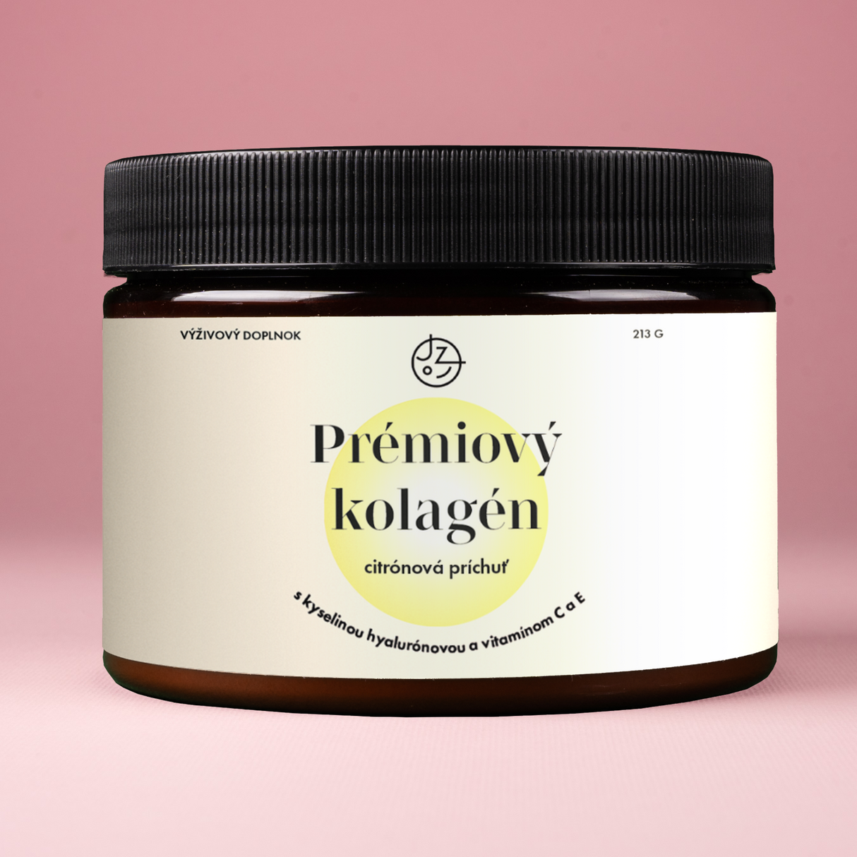 Prémiový kolagén s kyselinou hyalurónovou a vitamínmi C a E (citrónová príchuť)