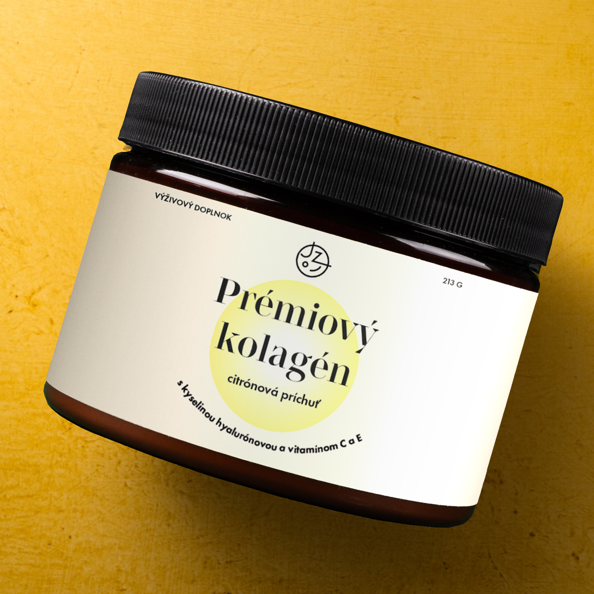 Prémiový kolagén s kyselinou hyalurónovou a vitamínmi C a E (citrónová príchuť)