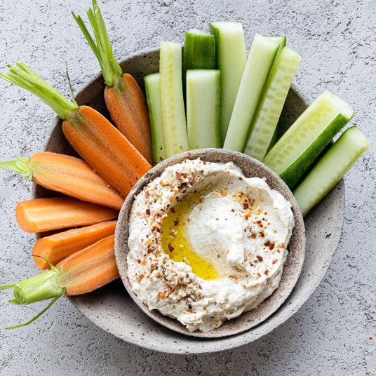 Hummus so zeleninou