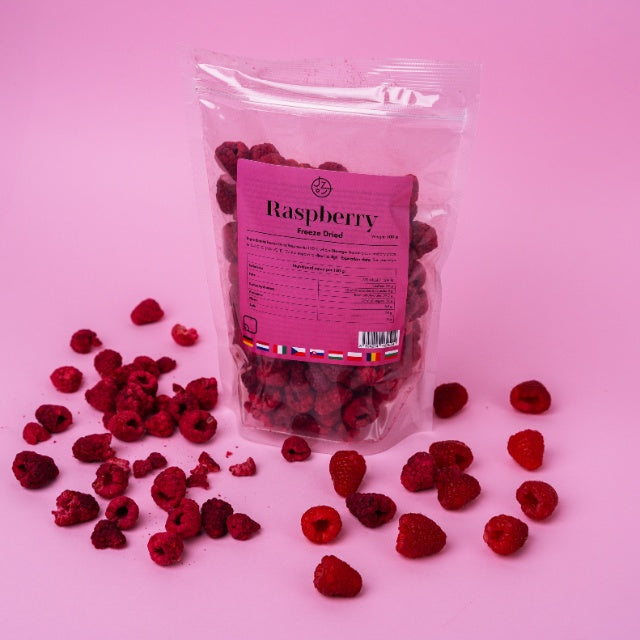 Lyofilizované maliny 🥰 (sušené mrazom) 100 g balenie