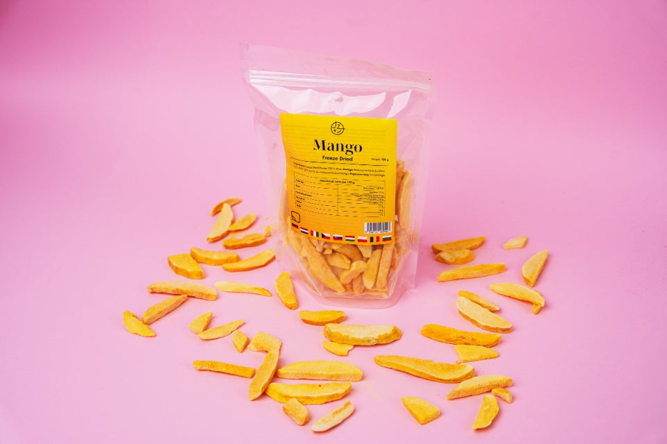 Lyofilizované mango 🥭 (sušené mrazom) 100 g balenie