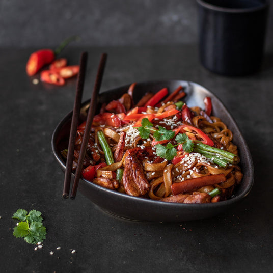 Ryžové rezance s kuracím mäsom