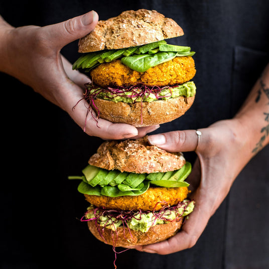 Tofu burger s batatami