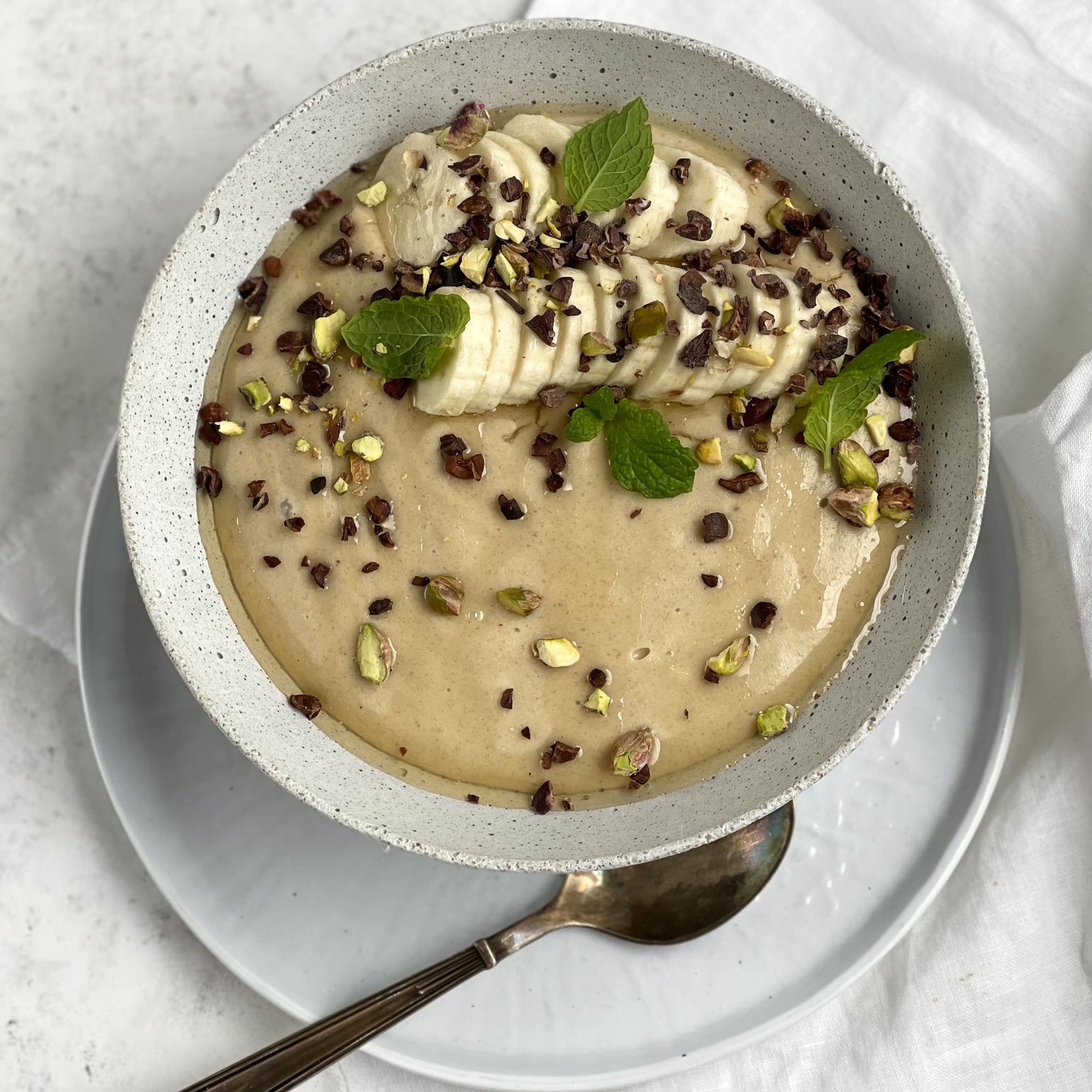 Amarantová kaša s banánom