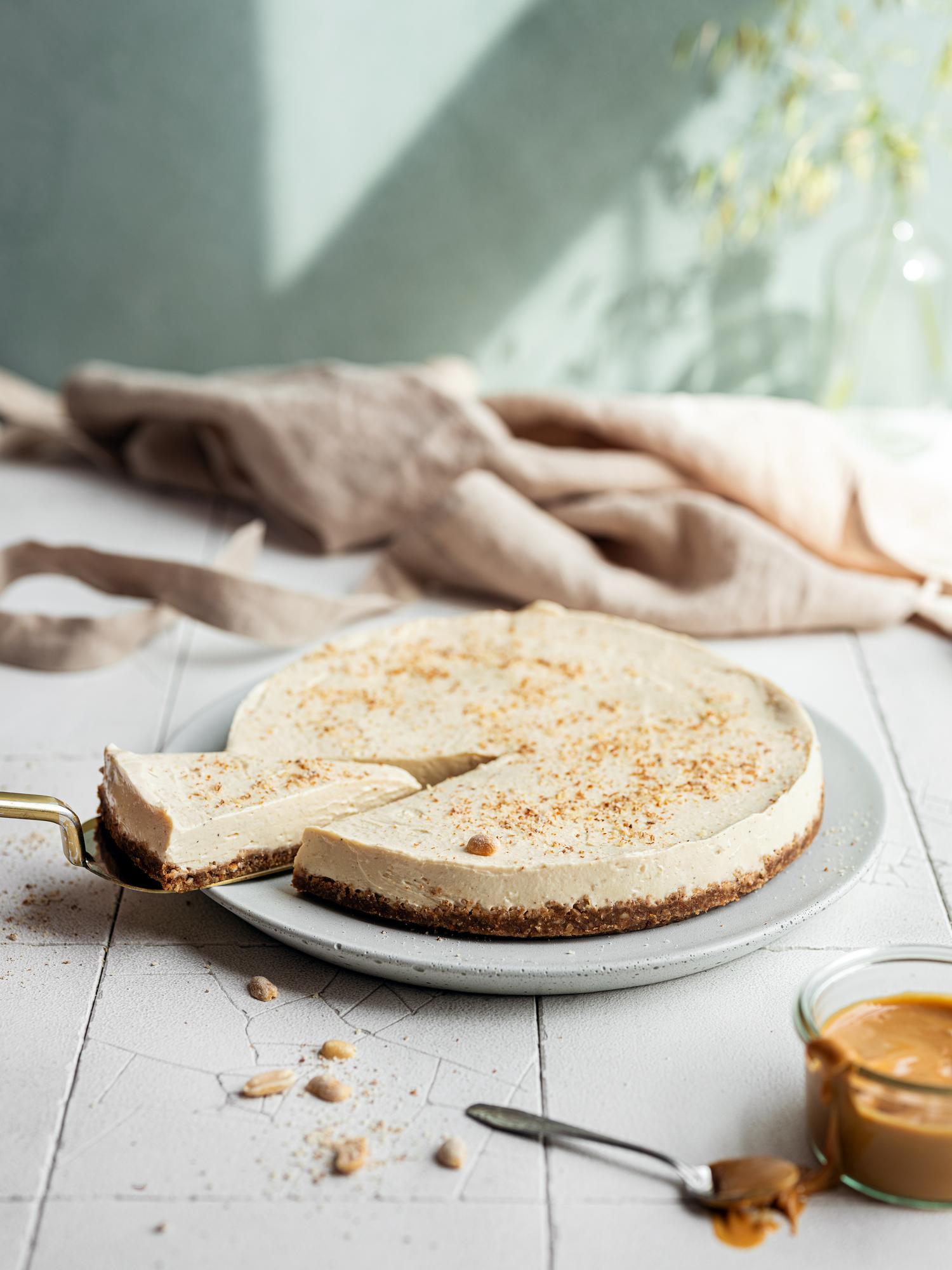 Arašidový cheesecake