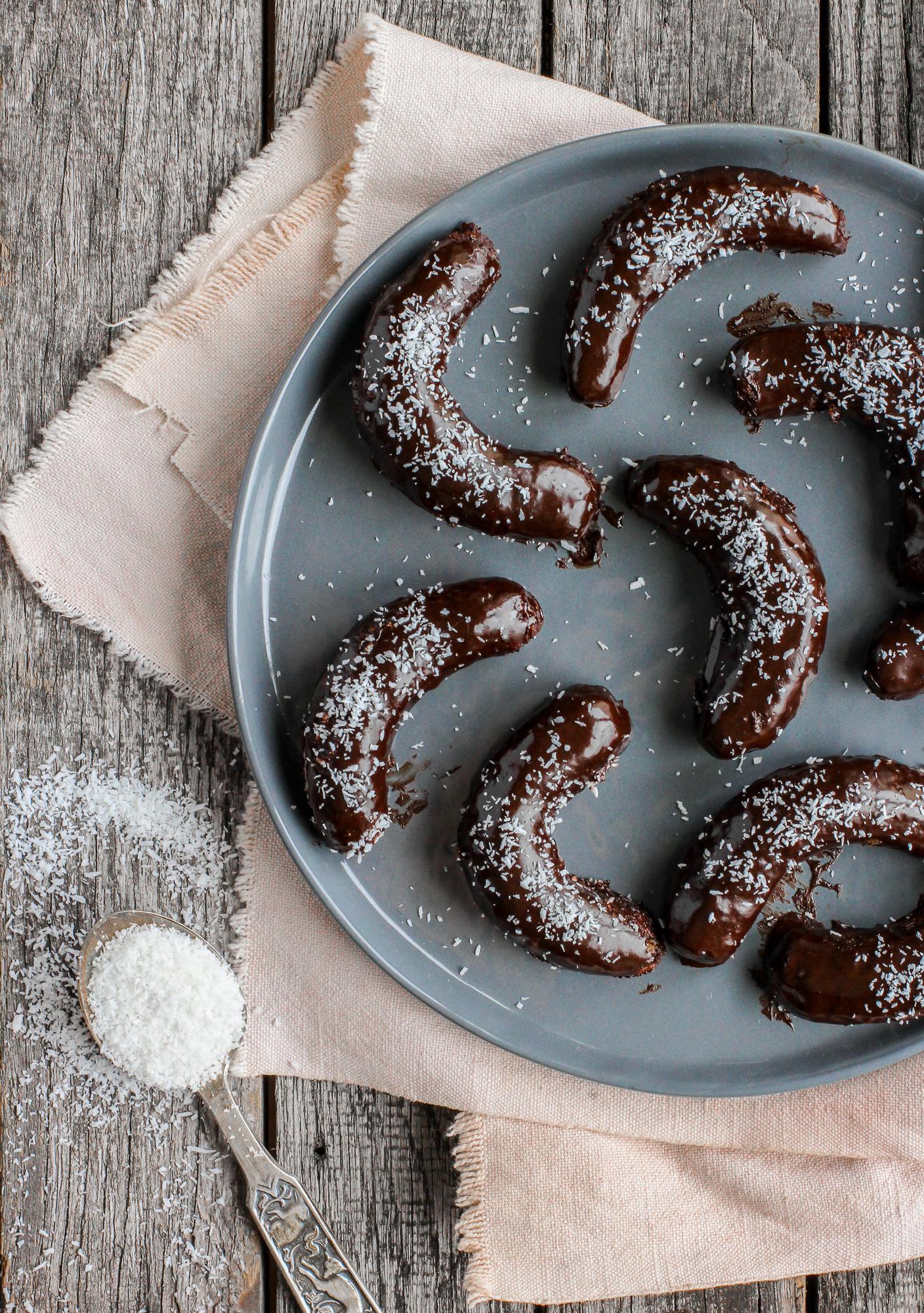 Banány v čokoláde