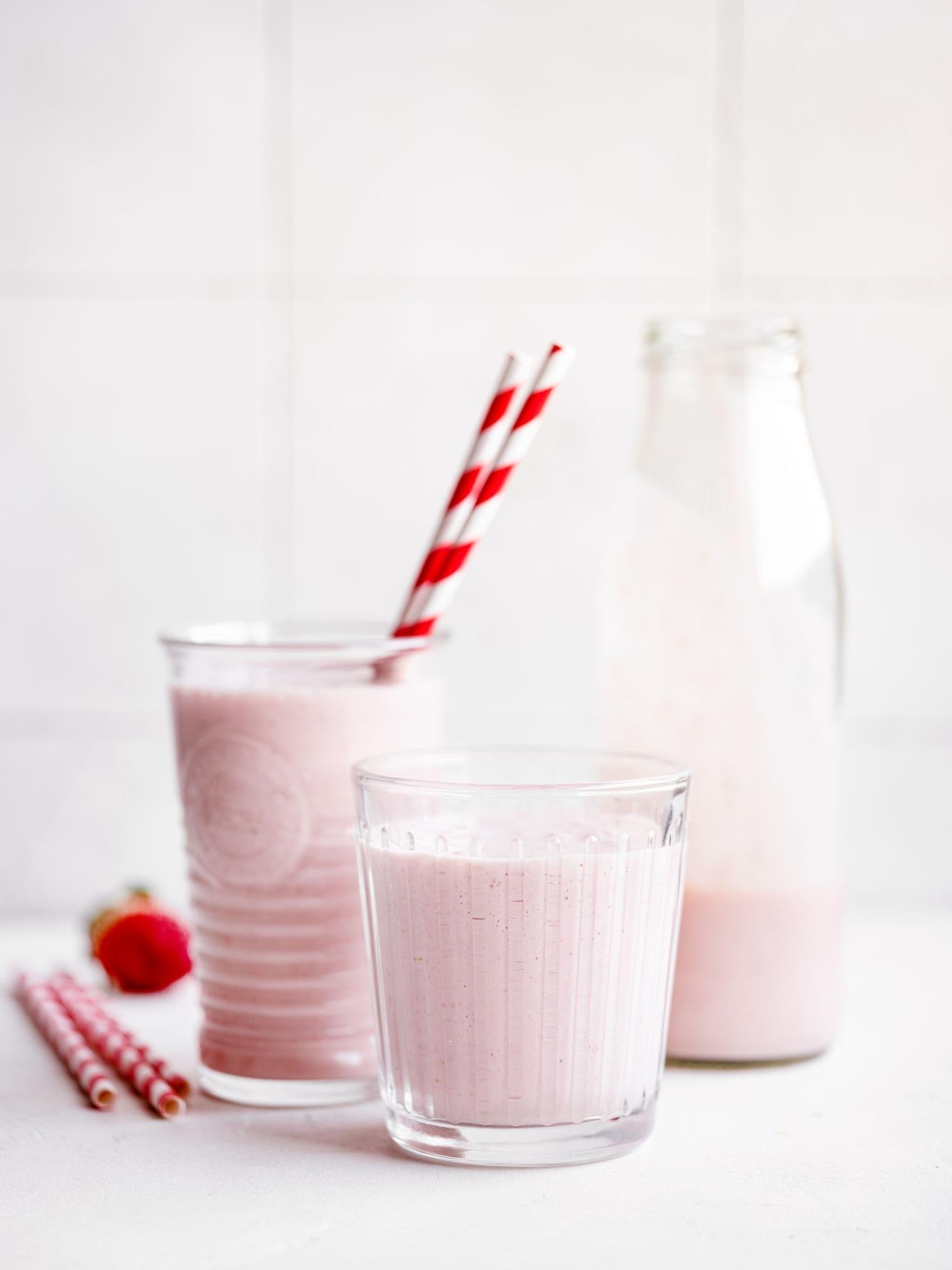 Banánovo-jahodové smoothie