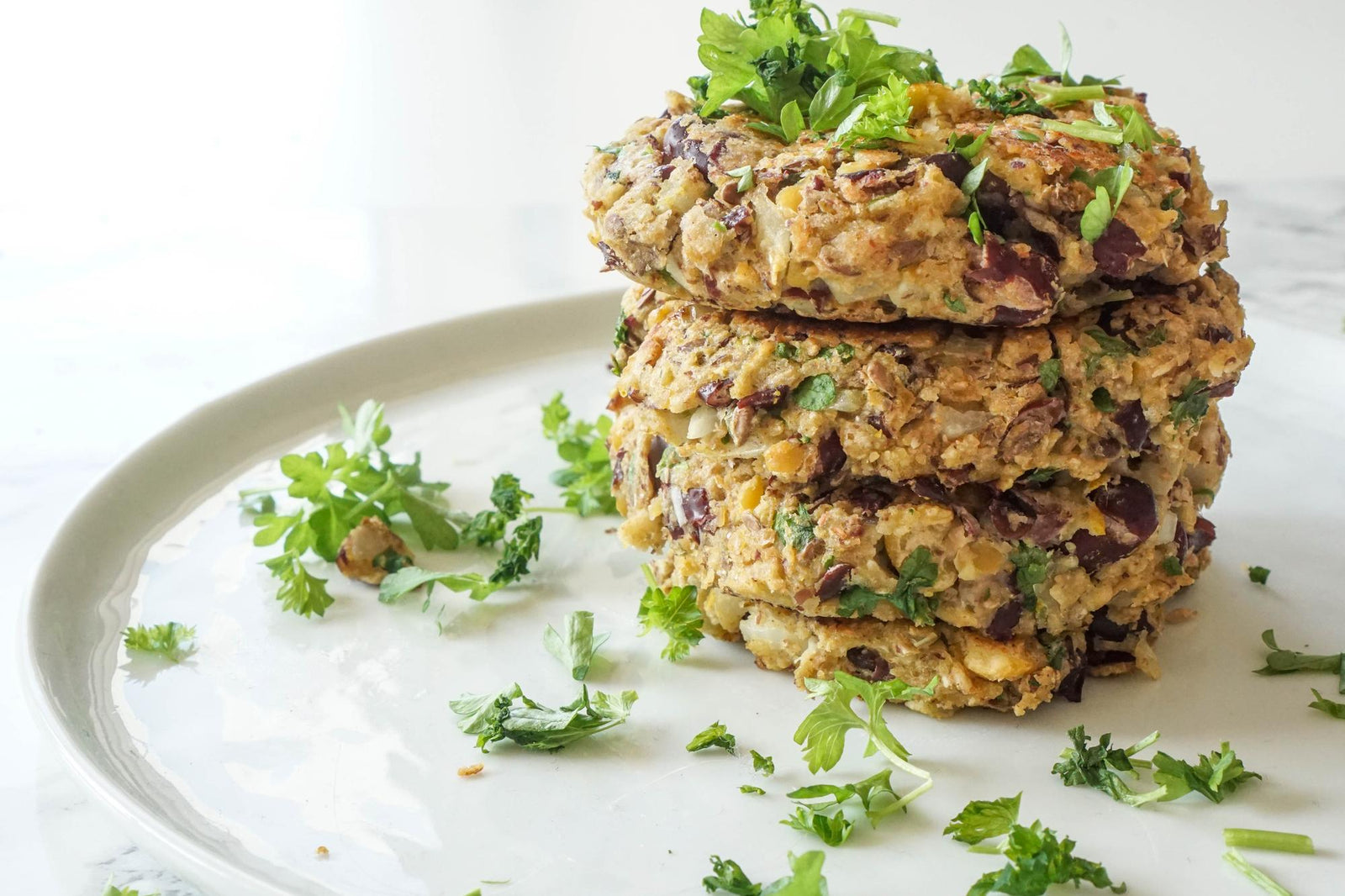 Fazuľovo-cícerové fašírky