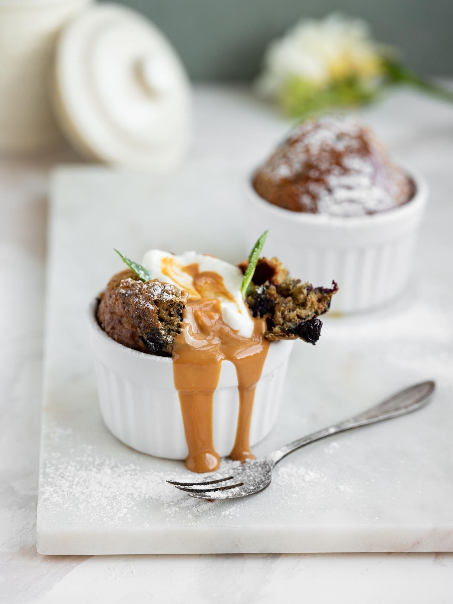 Čučoriedkový muffin do hrnčeka