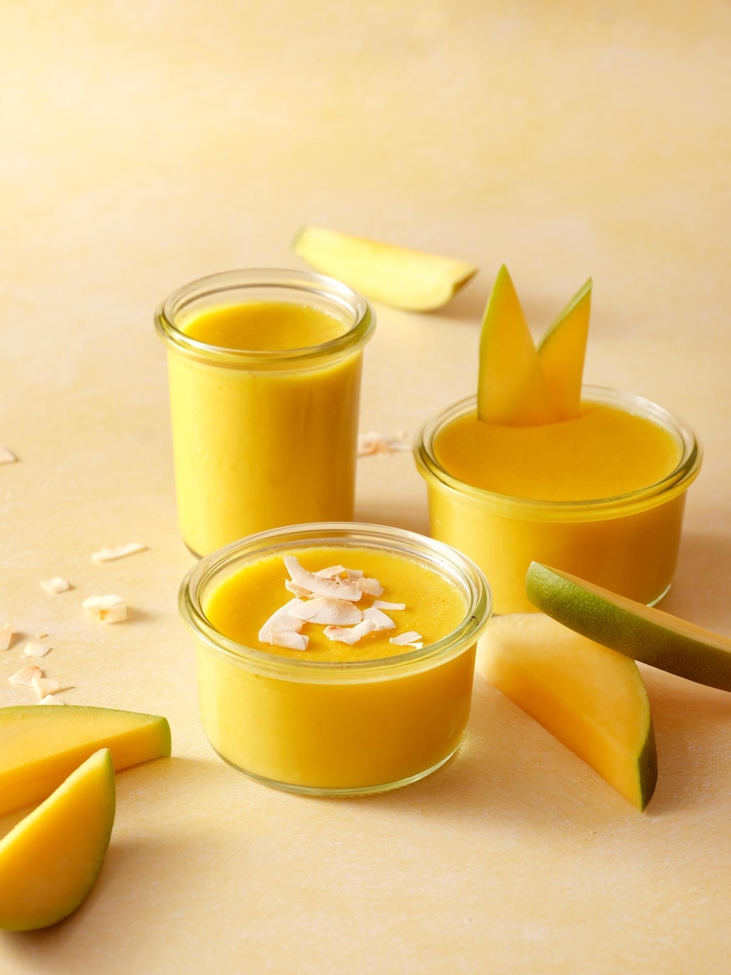 Čínsky mangový pudding