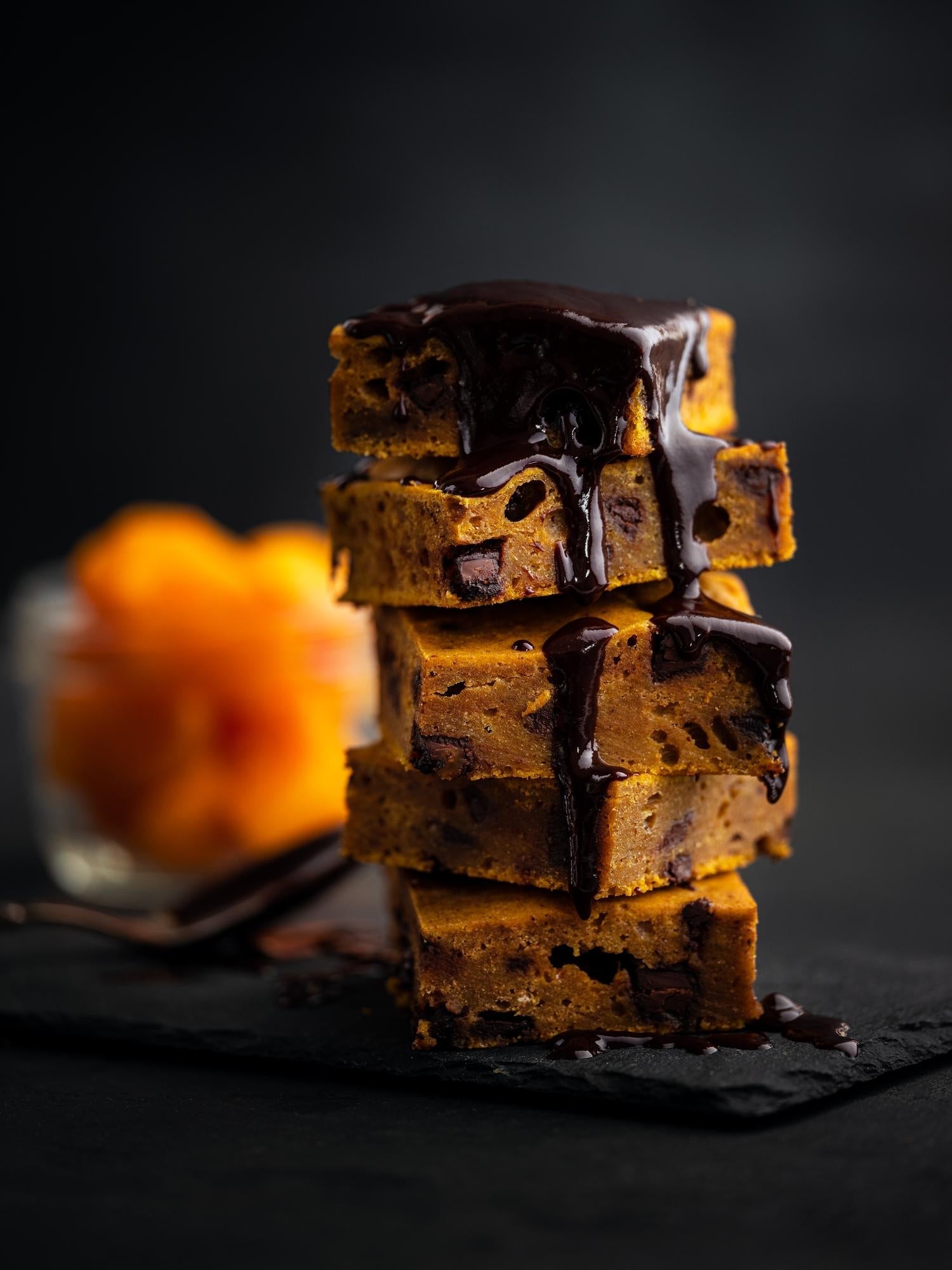 Tekvicové blondies