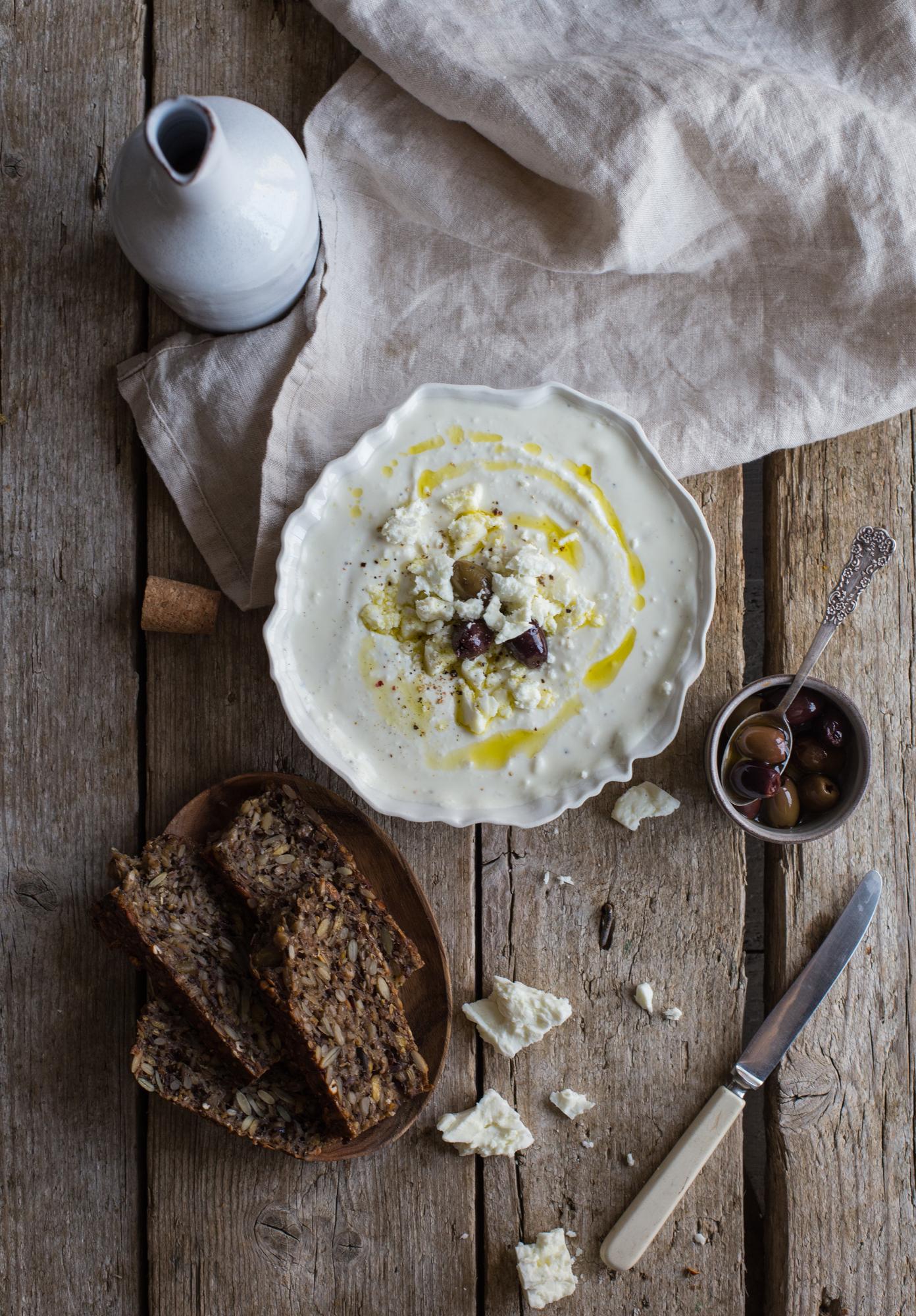 Nátierka zo syra feta