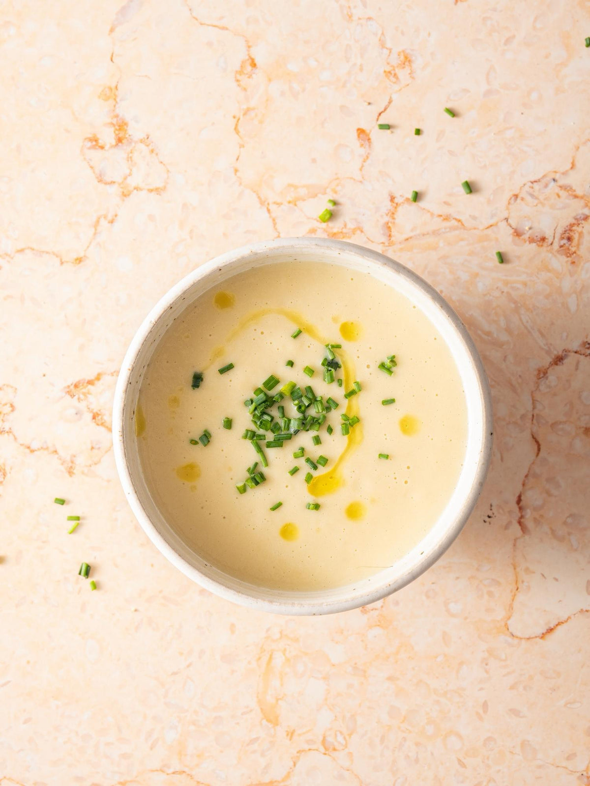 Francúzska pórová polievka (vichyssoise)