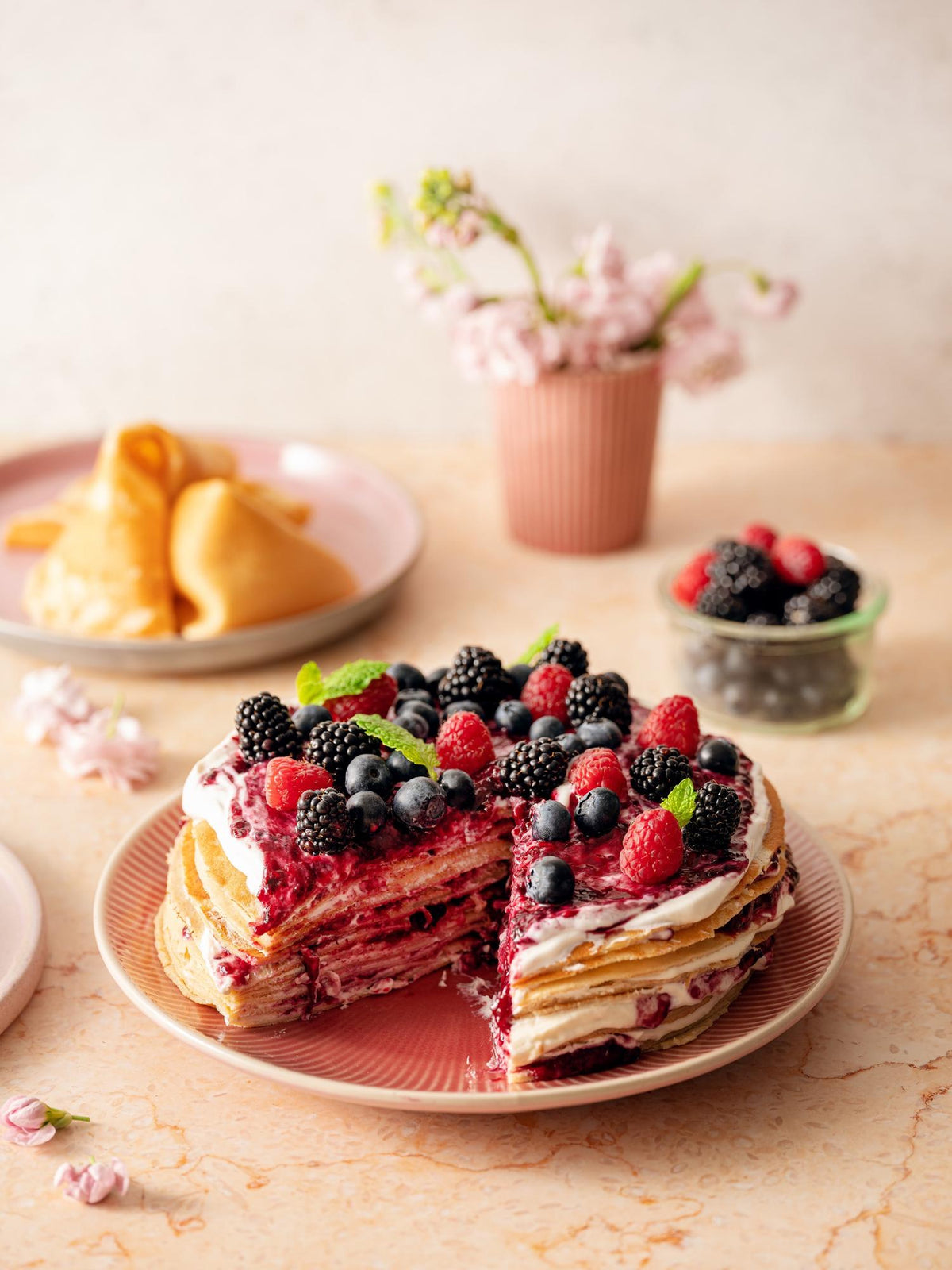 Francúzska palacinkova torta