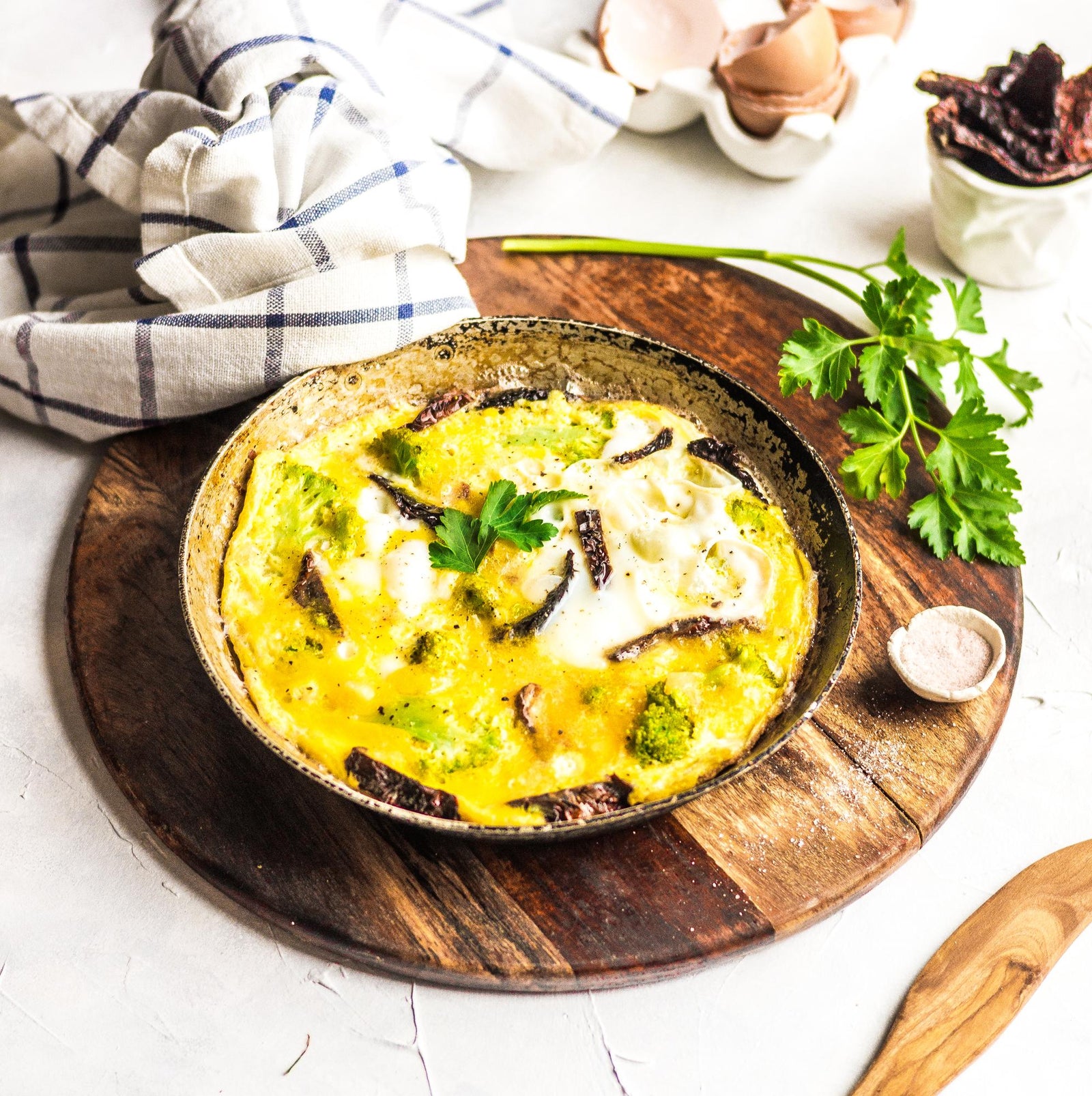 Frittata s brokolicou