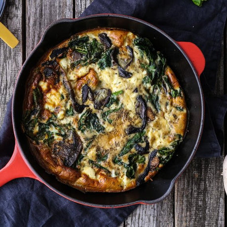 Frittata s hubami