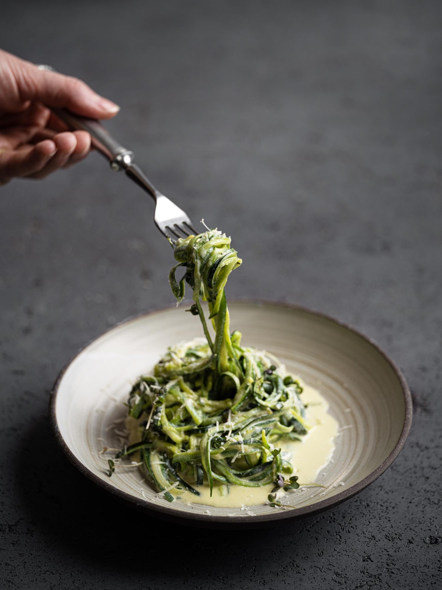 Zdravé carbonara z cukety