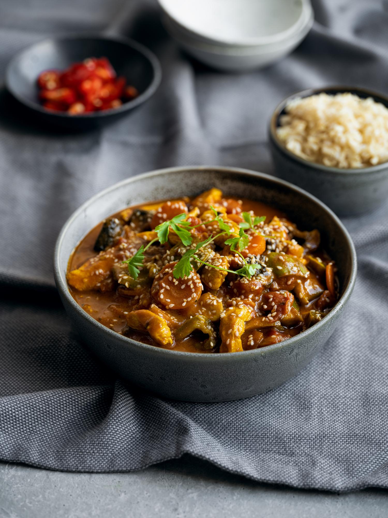 Kuracia zmes s kokosovým mliekom