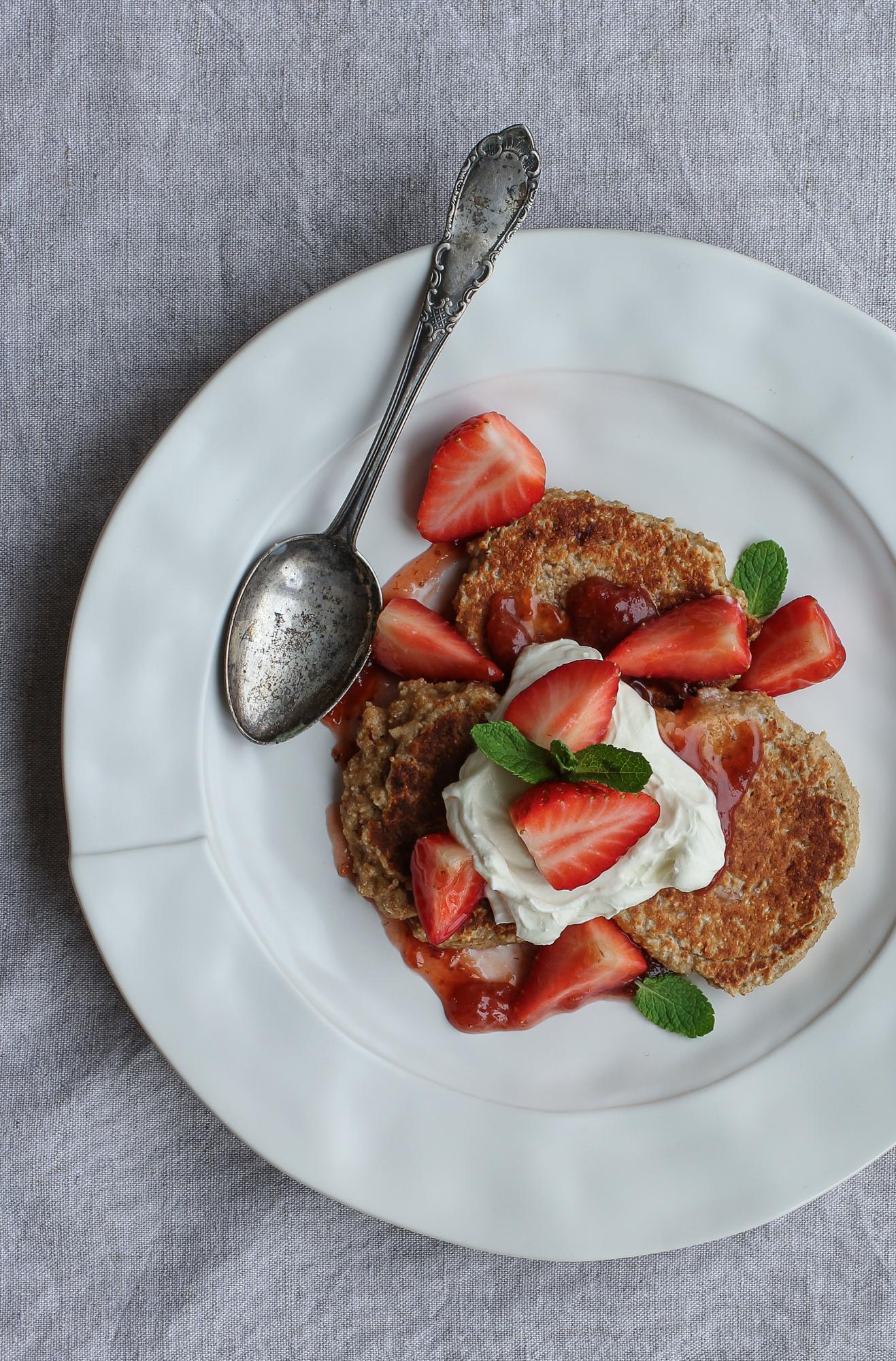 Ovsené lievance z cottage syra