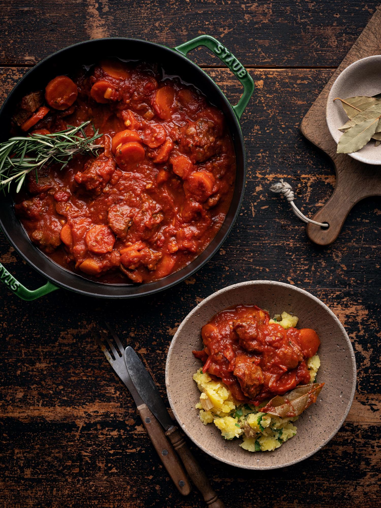 Hovädzie stew z jedného hrnca