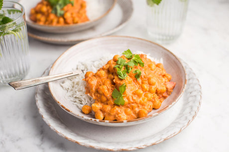 Cícerová omáčka s ryžou