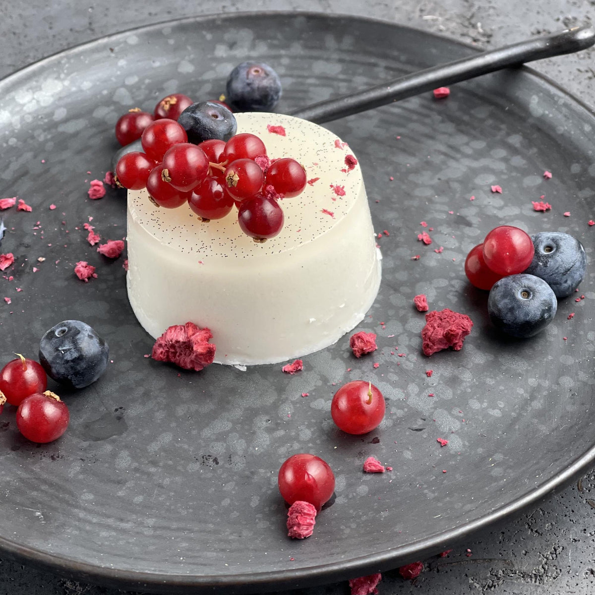 Panna cotta z kokosového mlieka