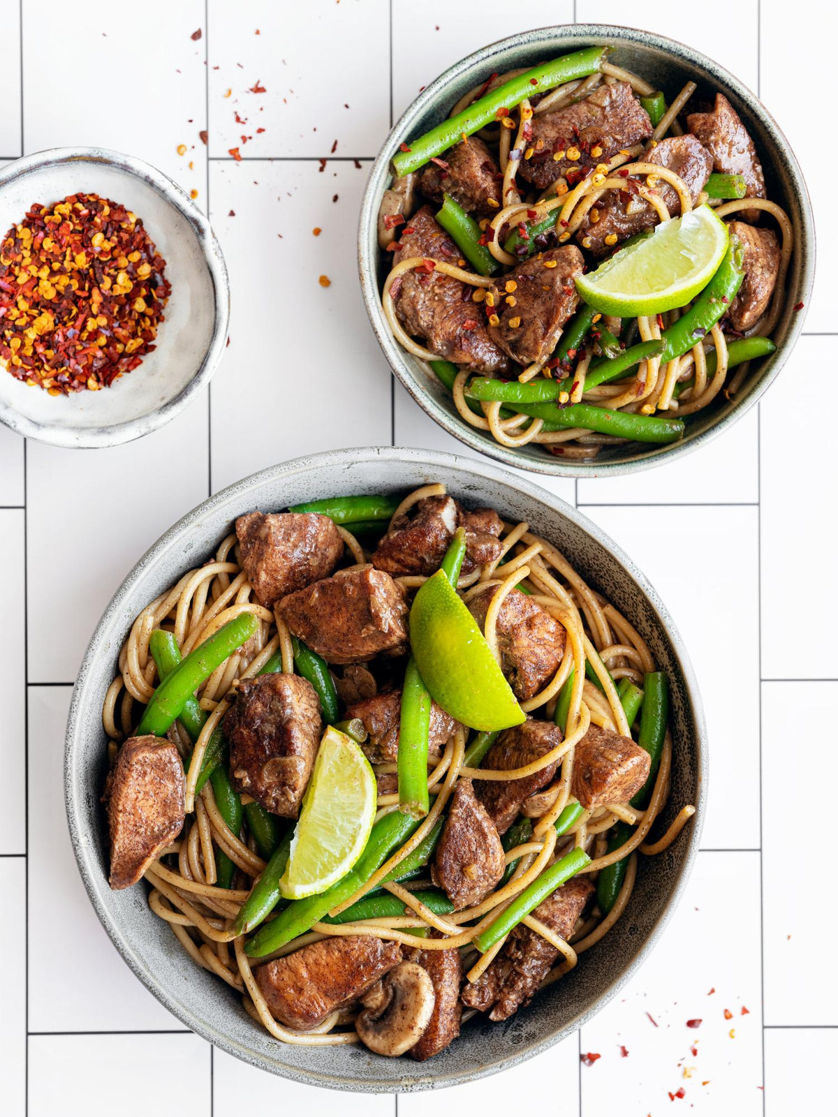 Kurací chow mein