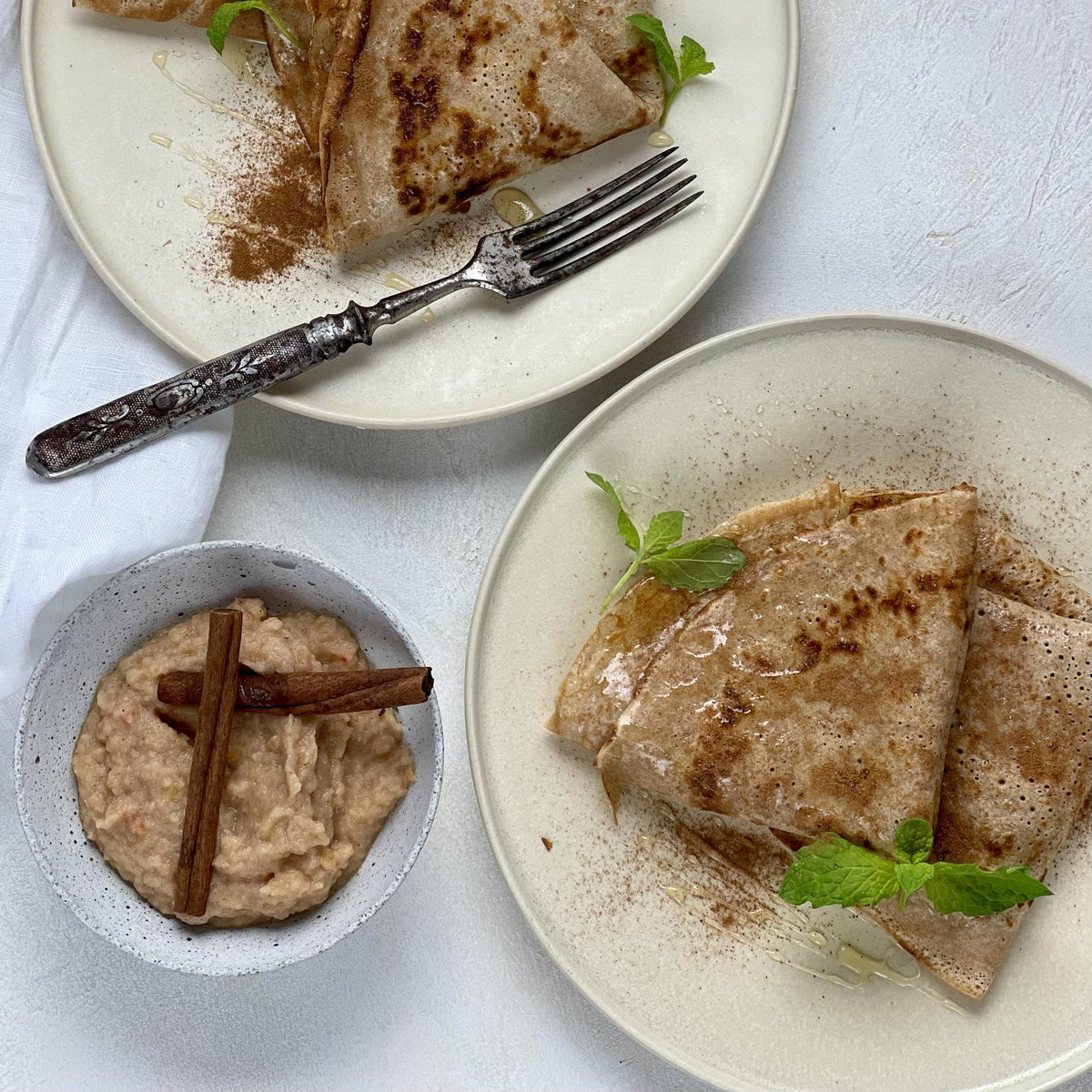 Palacinky s jablkovým pyré