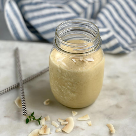 Broskyňové frappé