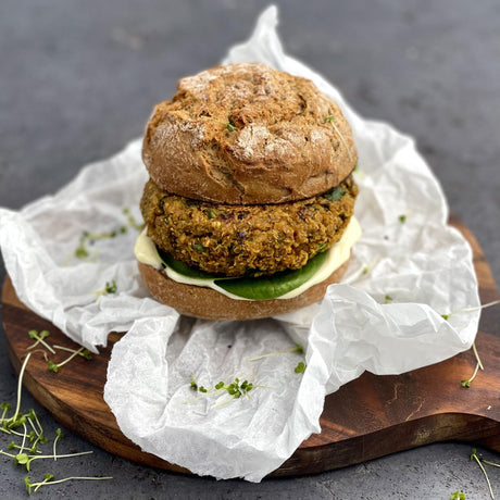 Burgery s kvinoou a fazuľou