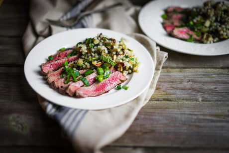 Hovädzí steak s kuskusom