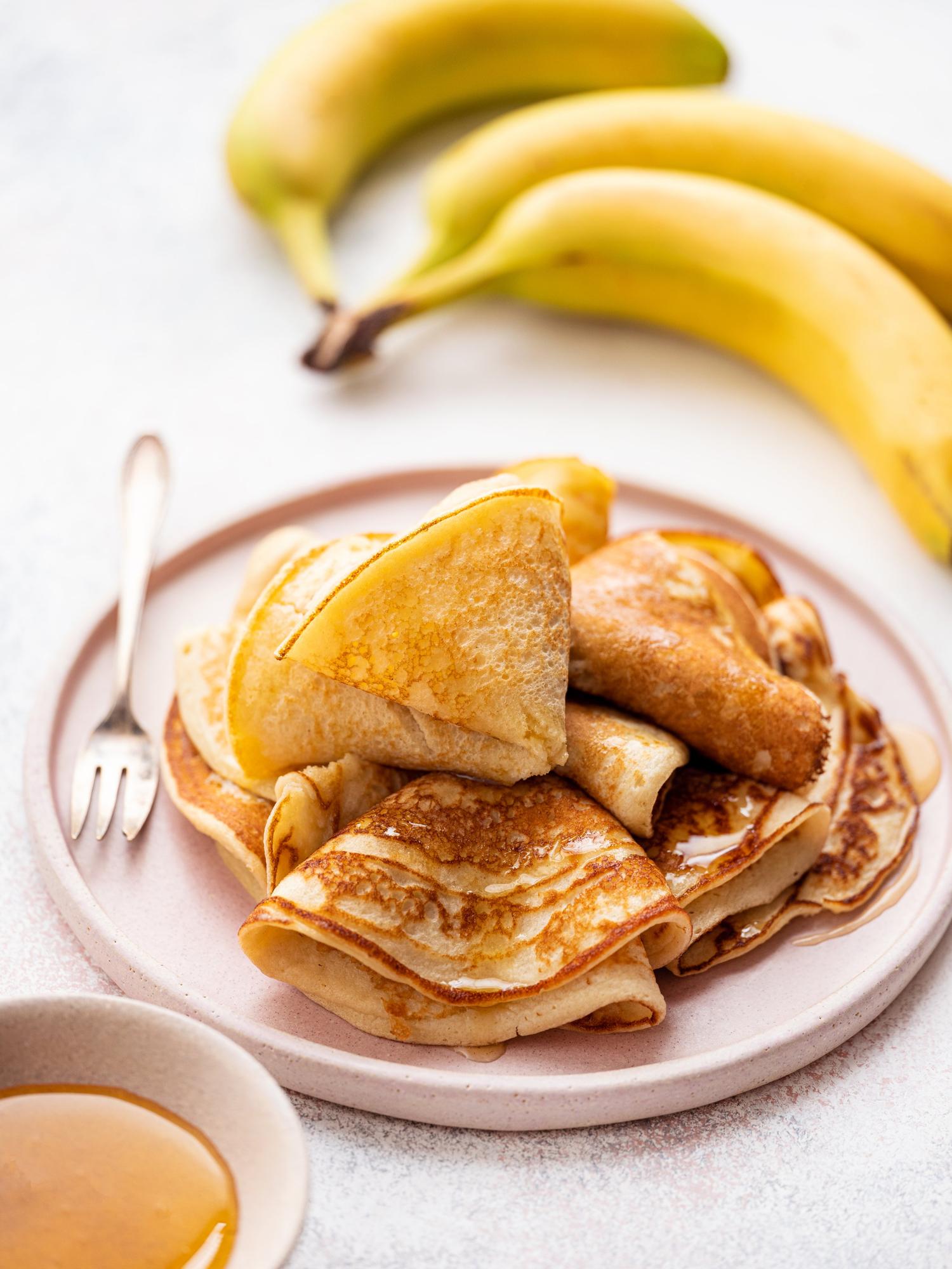 Ryžovo-banánové palacinky