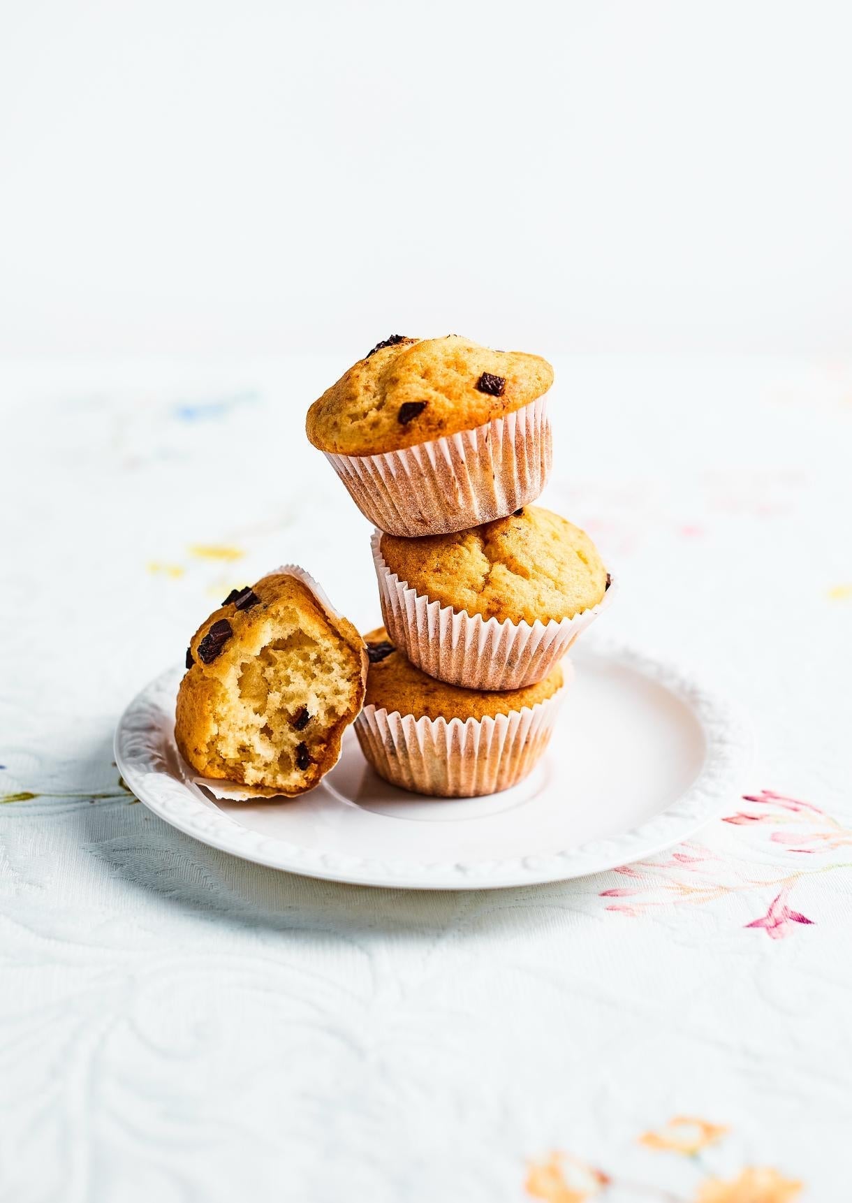 Špalďové muffiny s čokoládou