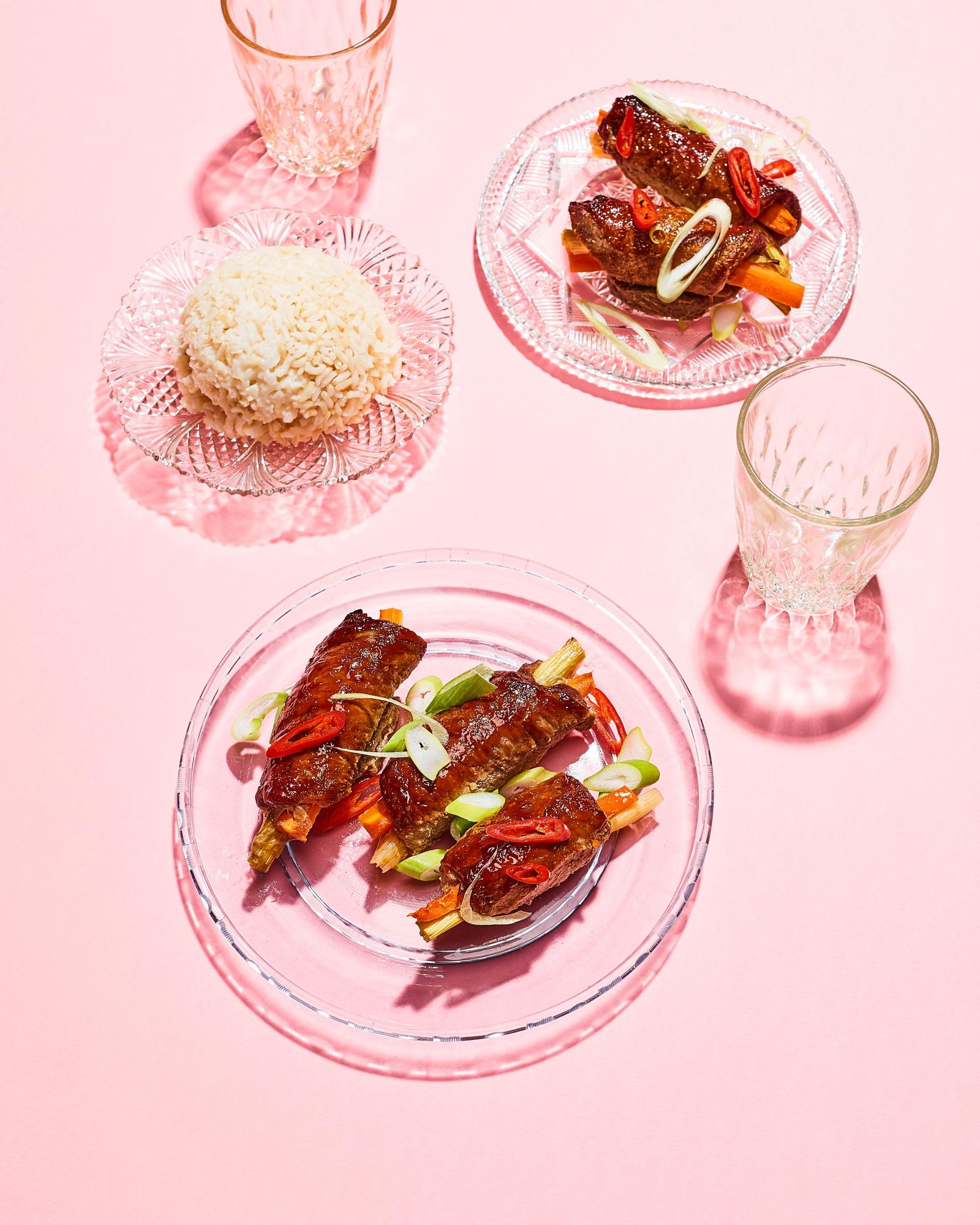 Terijaki telecie rolky