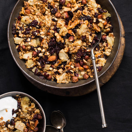 Zapečené jablčné müsli