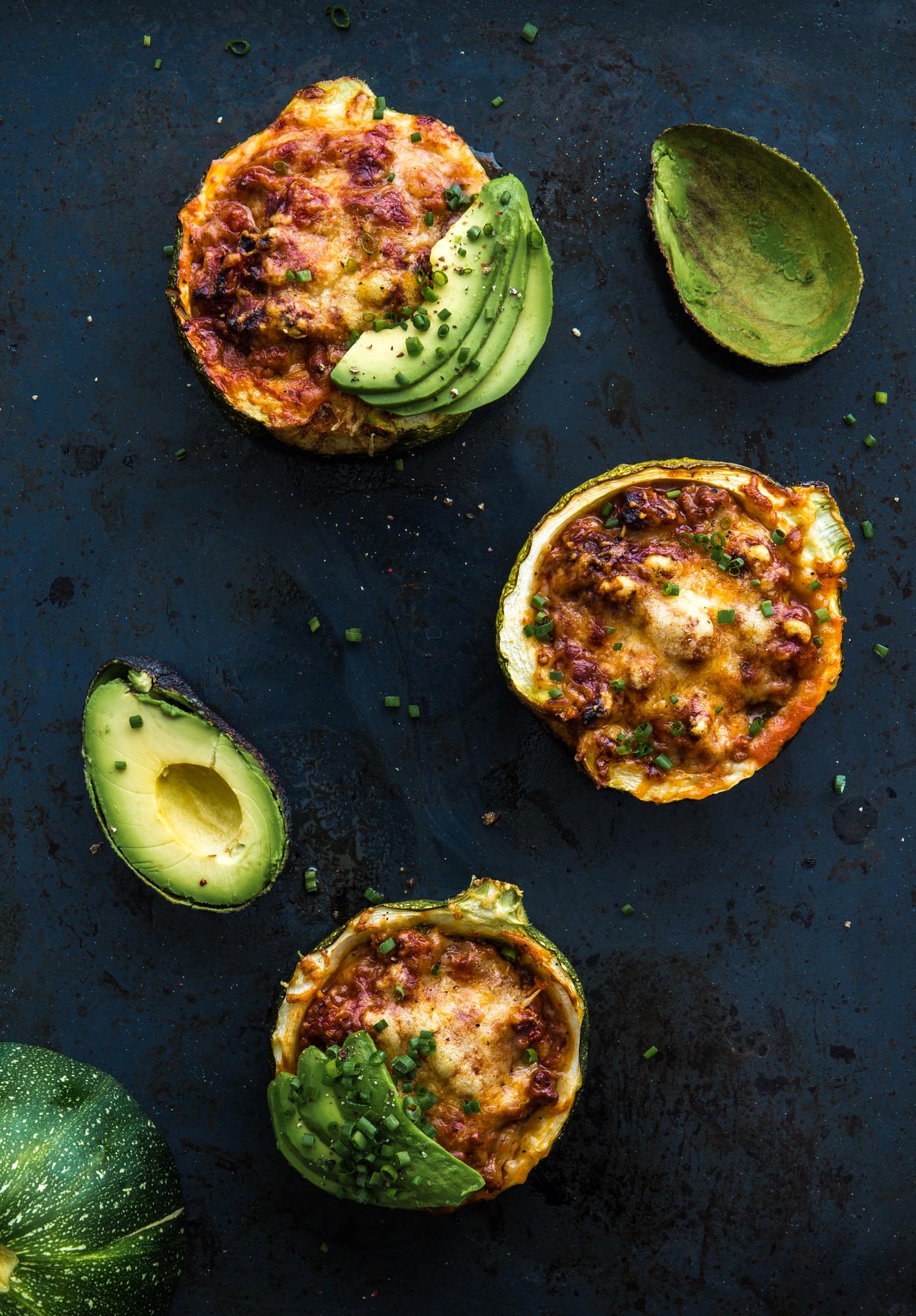 Zapekané cukety s hovädzím mäsom