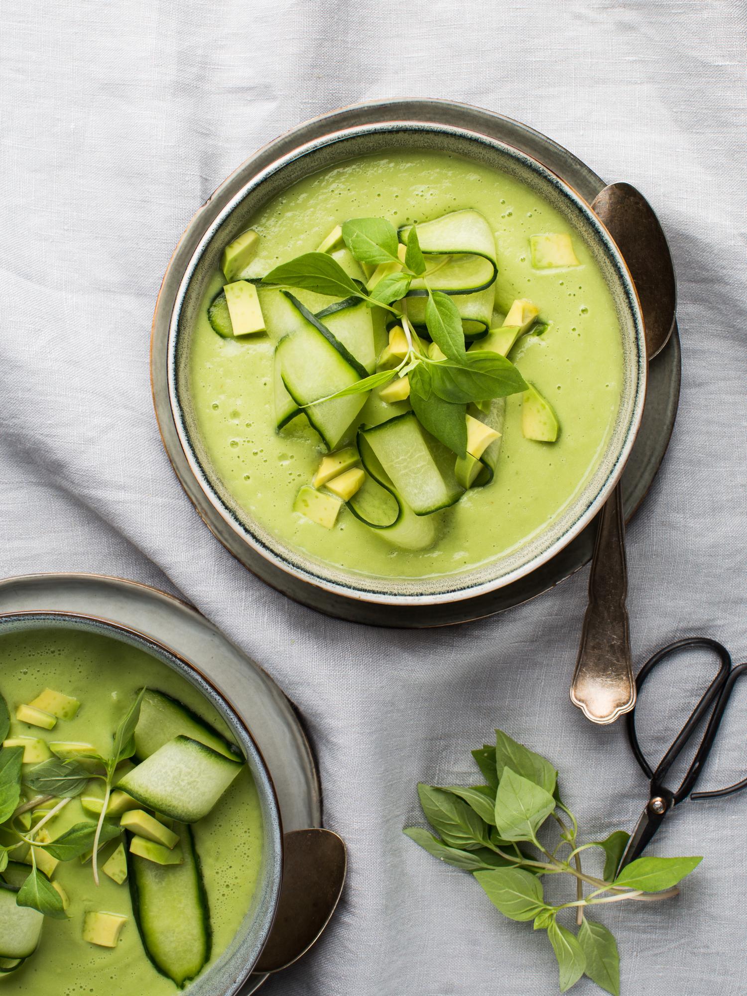 Uhorkové gazpacho