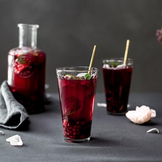 Limonáda z lesného ovocia a granátového jablka