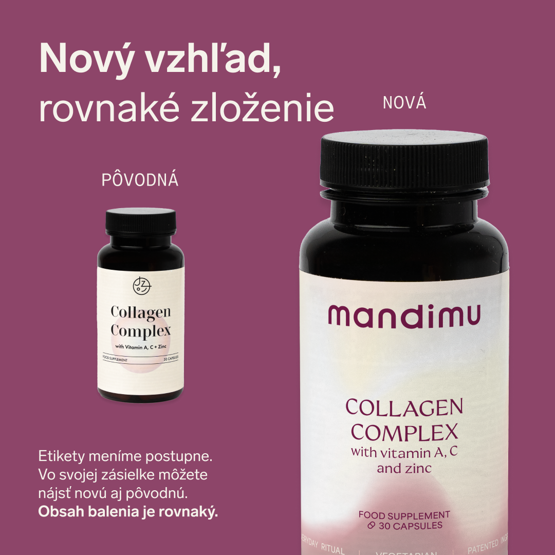Kolagénový komplex s vitamínmi A & C a zinkom (vegetariánsky)