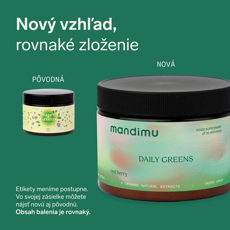 Daily Greens s príchuťou lesná zmes