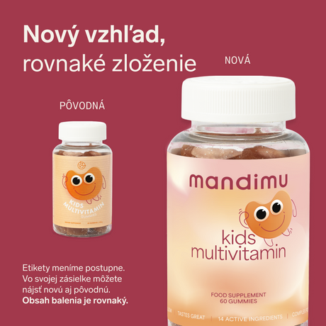 Multivitamín pre deti (Gumové medvedíky 🐻)