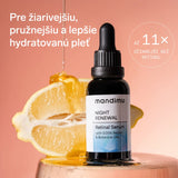 Nočné retinalové sérum Night Renewal s 0,05 % retinalu & rastlinnými olejmi 30 ml