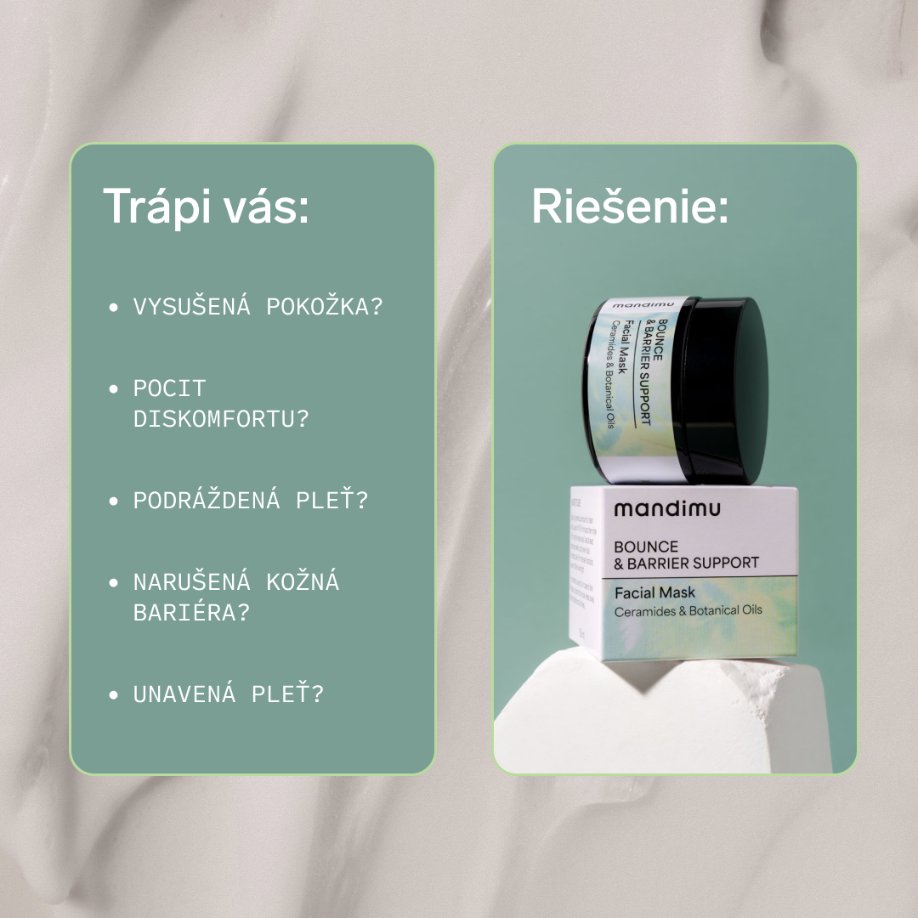 Pleťová maska Bounce & Barrier Support 50 ml