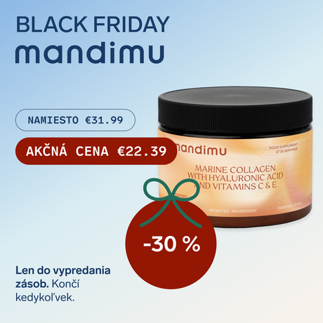 Prémiový kolagén s kyselinou hyalurónovou a vitamínom C a E (príchuť mango)