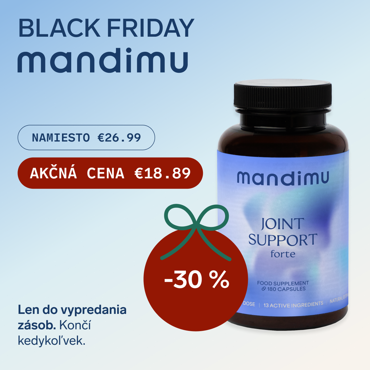 Black Friday Mandimu – Kĺbová výživa FORTE €18.89