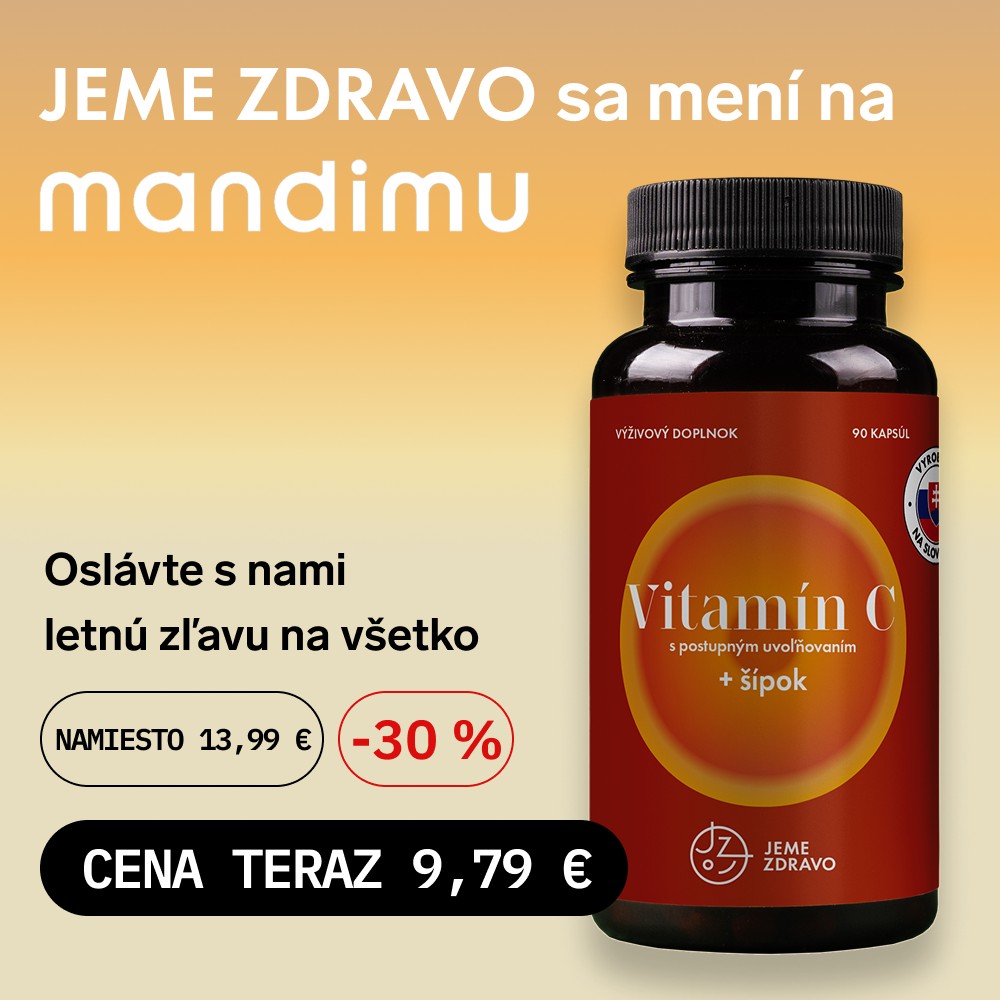Vitamín C s postupným uvoľňovaním a výťažok zo šípok